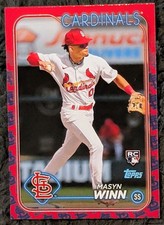 2024 Topps Series 2 Masyn Winn TEAM LOGO BORDER VARIATION SSP RC NO. 380 CARDS