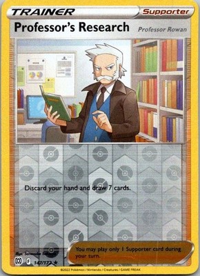 Professor's Research SWSH09: Brilliant Stars 147/172 NM Reverse Holo