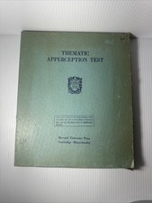 Thematic Apperception Test Psychology Henry Murray Harvard 31 Plates +