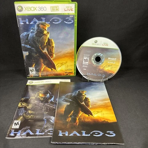 Halo 3 Complete With Poster Microsoft Xbox 360
