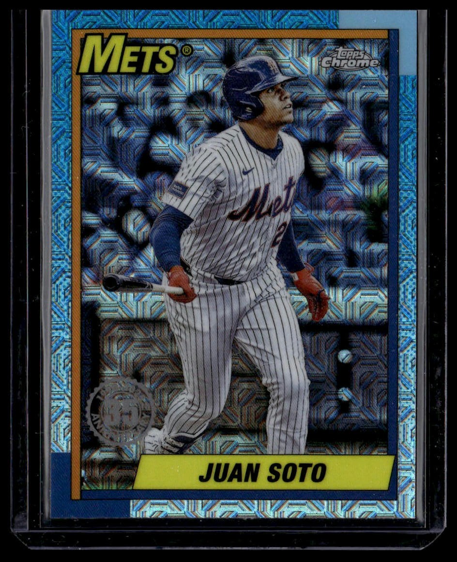 2025 Topps Update #U90C-7 Juan Soto 1990 Topps Baseball 35th