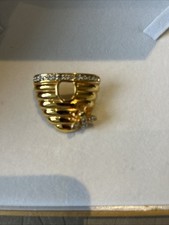 Vintage Gold Played Bee On The Hive