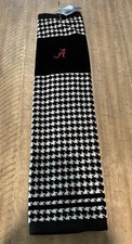 Divots Alabama Houndstooth Ręcznik golfowy Nowy 100% bawełna