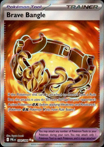 Brave Bangle 104/084 Ultra Rare Pitch Black Pokemon Near Mint