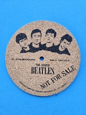 The Beatles Timeless  Picture Disc Promo Silver Beatles coaster