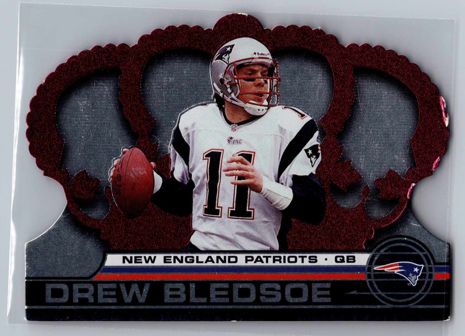 2001 Pacific Crown Royale Die Cut #80 Drew Bledsoe