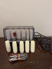 Carmen 11 Heated Hair Rollers Clips Working Complete Vintage