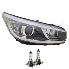 Scheinwerfer Frontscheinwerfer links H7/H7 für KIA Cee'D JD inkl. Osram Lampen
