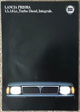 LANCIA PRISMA RANGE Car Sales Brochure 1988  DUTCH TEXT #1/'88-02/447