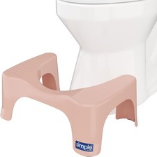 Squatty Potty Simple Toilet Stool 7-Inch in Clay   Ergonomic Bathroom Accessory