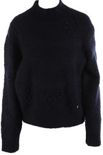 CHANEL NAVY 2023 CASHMERE JUMPER FR 42 UK 14