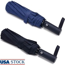 Windproof Travel Umbrella Set Automatic Compact Waterproof Men Women Kids New