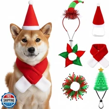 Talltalk 3 Packs Pet Christmas Costume Includes 3 Dog Christmas C