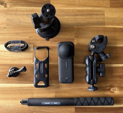 Insta360 X4 ONE X4 8K 360 + Carbon Stick  + Motorcycle + Suction