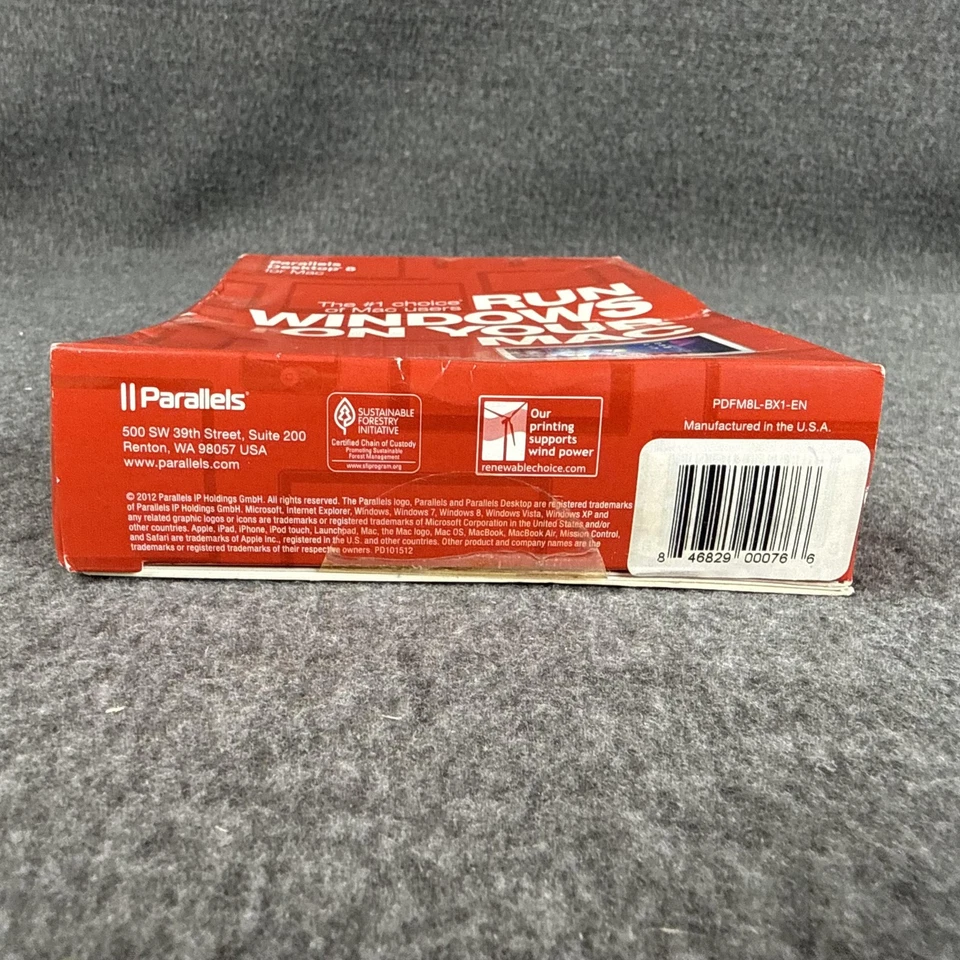 Parallels Desktop 8 For Mac Retail Box Software DVD Run Windows On Mac App - Image 4 of 4