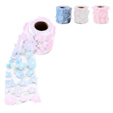 Flowers Tulle Rolls 8cm 10yd Exquisite Bright Beautiful DIY Flexible Wide Applic