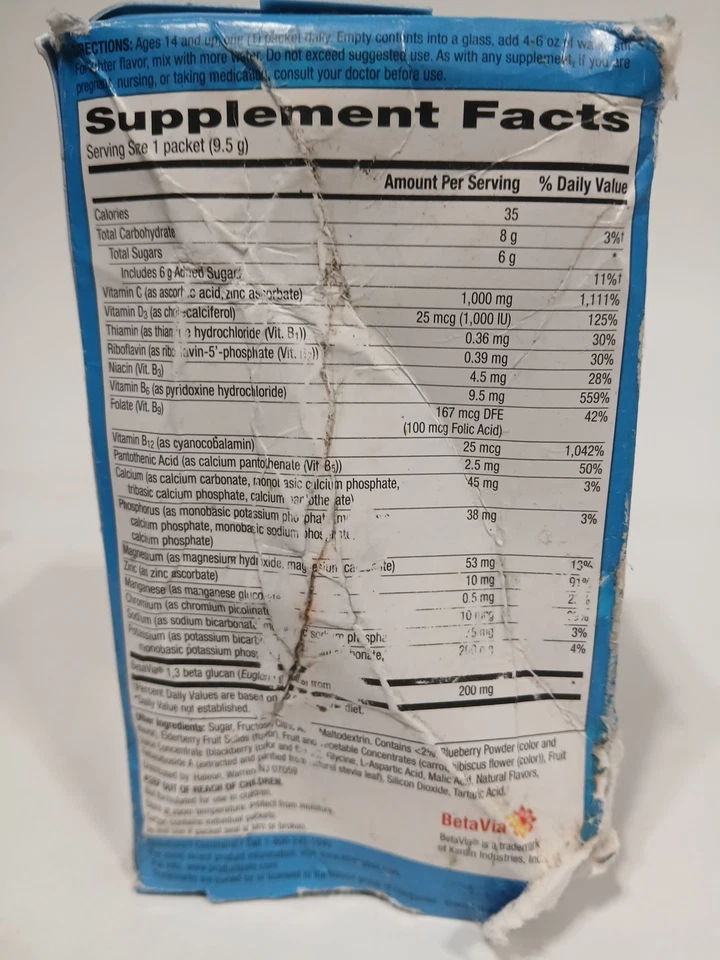 Emergen-C Immune + Elderberry 17 Packets Vitamin D Zinc Drink Mix  - Image 3 of 4