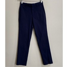 Lauren Ralph Lauren Black Label Navy Blue Straight Leg Ankle Pants Size XS