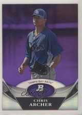2011 Bowman Platinum Prospects Retail Purple Refractor Chris Archer #BPP99 0o6v