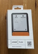 Ledger Flex Bitcoin Limited Edition Crypto Wallet | E Ink Touch Screen | Orange