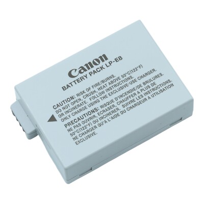 Original Canon LP-E8 LPE8 Akku - Vorführware Battery Pack for EOS 550D 600D