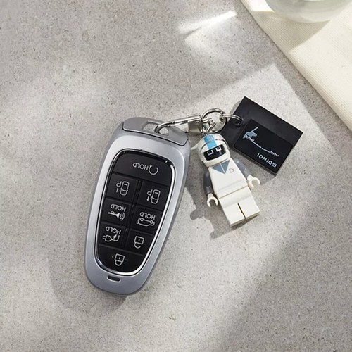 Hyundai Motors IONIQ 5 IONIQ 6 Brick Toy Key Chain Genuine Key Ring - Foto 9 di 24