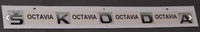 Original Skoda Schriftzug Octavia IV 4 Heckklappe Chrom 5E3853687G 2ZZ