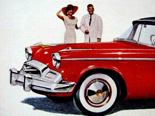 1955 Studebaker Station Wagon & Sedan Vintage Original Print Ad-8.5 x 11" - Picture 5 of 9