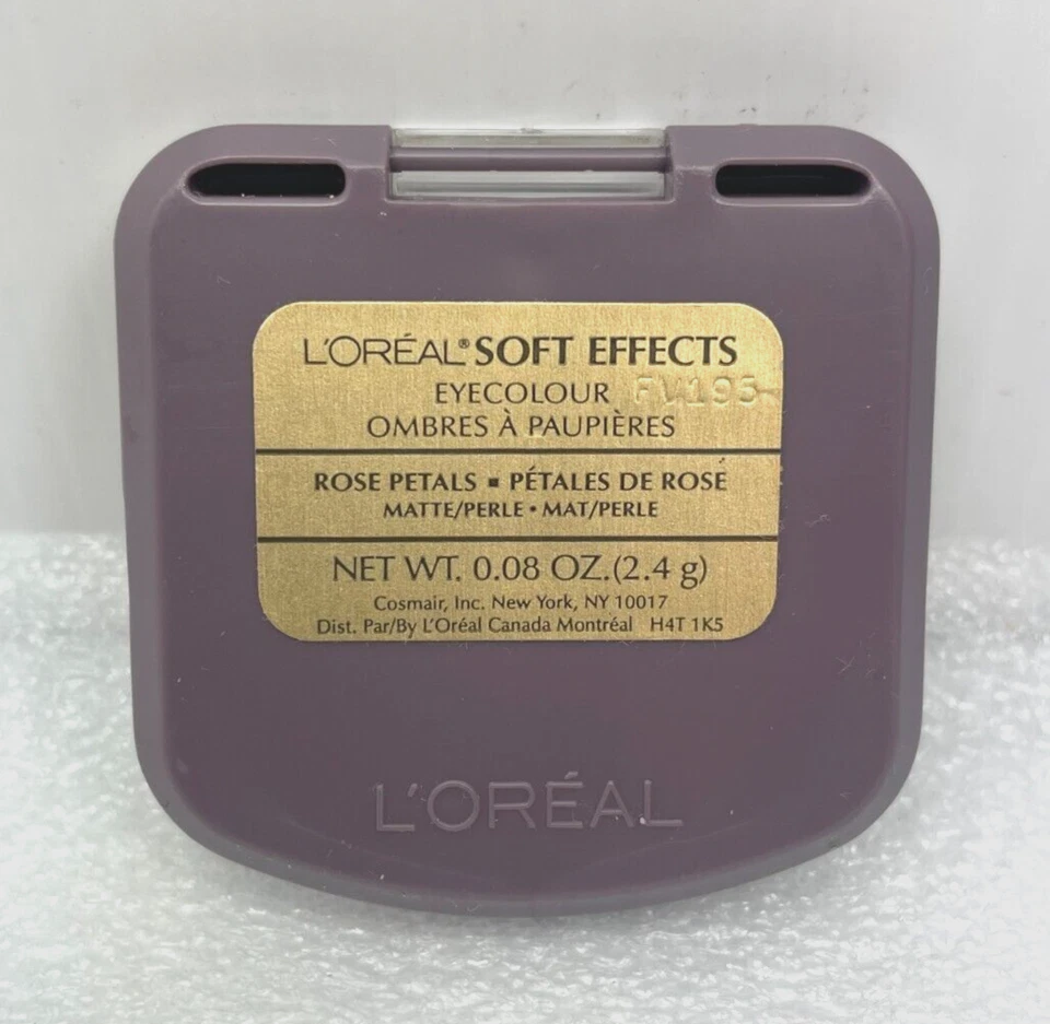 L'OREAL SOFT EFFECTS Eyecolour Eye Shadow Duo- ROSE PETALS **ORIGINAL SOLD AS-IS - Image 3 of 4