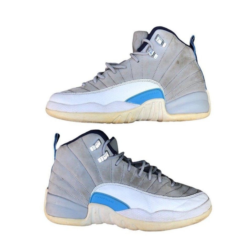 RARE 2016 Air Jordan 12 Retro Grey University Blue Size 6.5 eBay