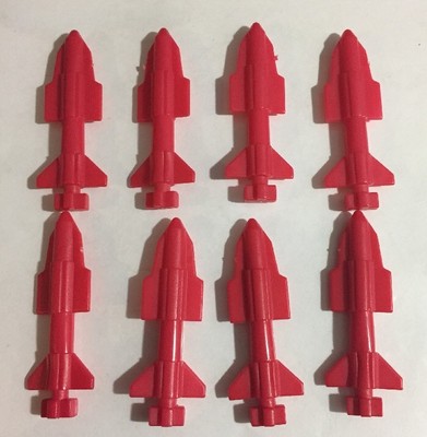 JOE 1987 ORIGINAL ARAH G.I DEVILFISH ACCESSORY PACK MISSILE