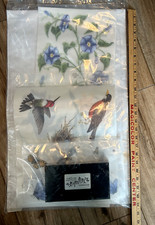 Decorative Tatouage Transfer Rub Designs Yovan Fence Flowers Birds Video Tape