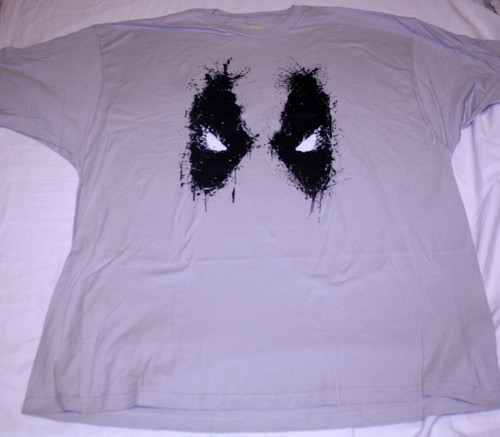 "Splattered Merc" Parody Mashup Men's Small Shirt Teevillain - Picture 2 of 2