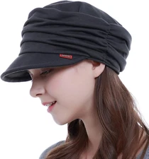Fashion Hat Cap with Brim Visor for Woman Ladies, Best for Daily Use