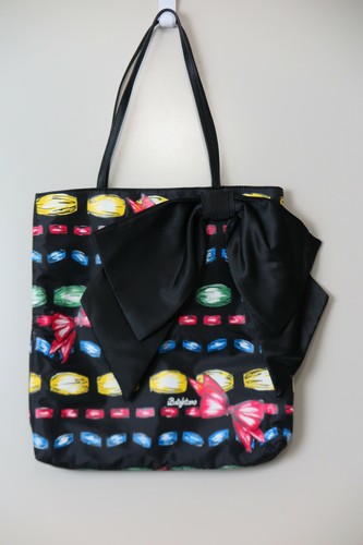 NWOT Brighton Jewels & Bows Black Nylon Tote Bag - Picture 7 of 12