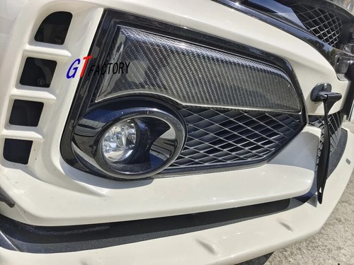 M STYLE CARBON FOG LIGHT COVER SET FIT FOR HONDA CIVIC FK8 TYPE R ONLY - Picture 2 of 5