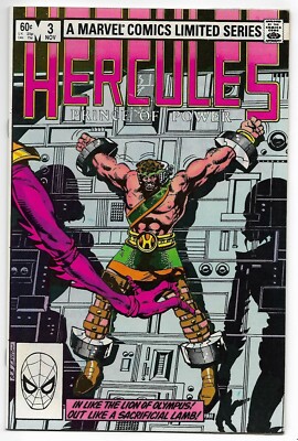 Hercules #3 (Marvel, 1982)   Recorder   Kawa   The True God   VF