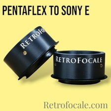    Pentaflex to Sony E for Biotar 50mm F/1.4   Zeiss