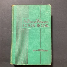 American Woman's Cook Book, 1942, Illustrated, Thumb Index