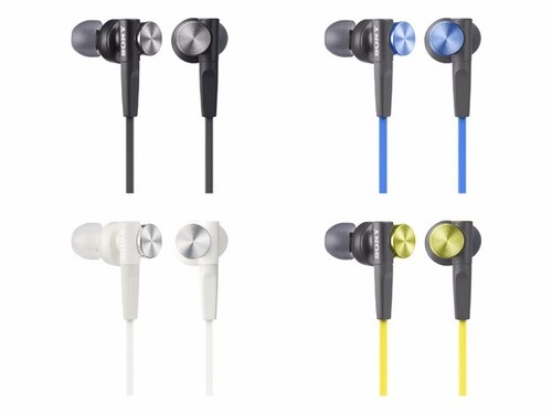 SONY MDR-XB50 Extra Bass In-Ear Headphones Black White Yellow Blue from  Japan | eBay