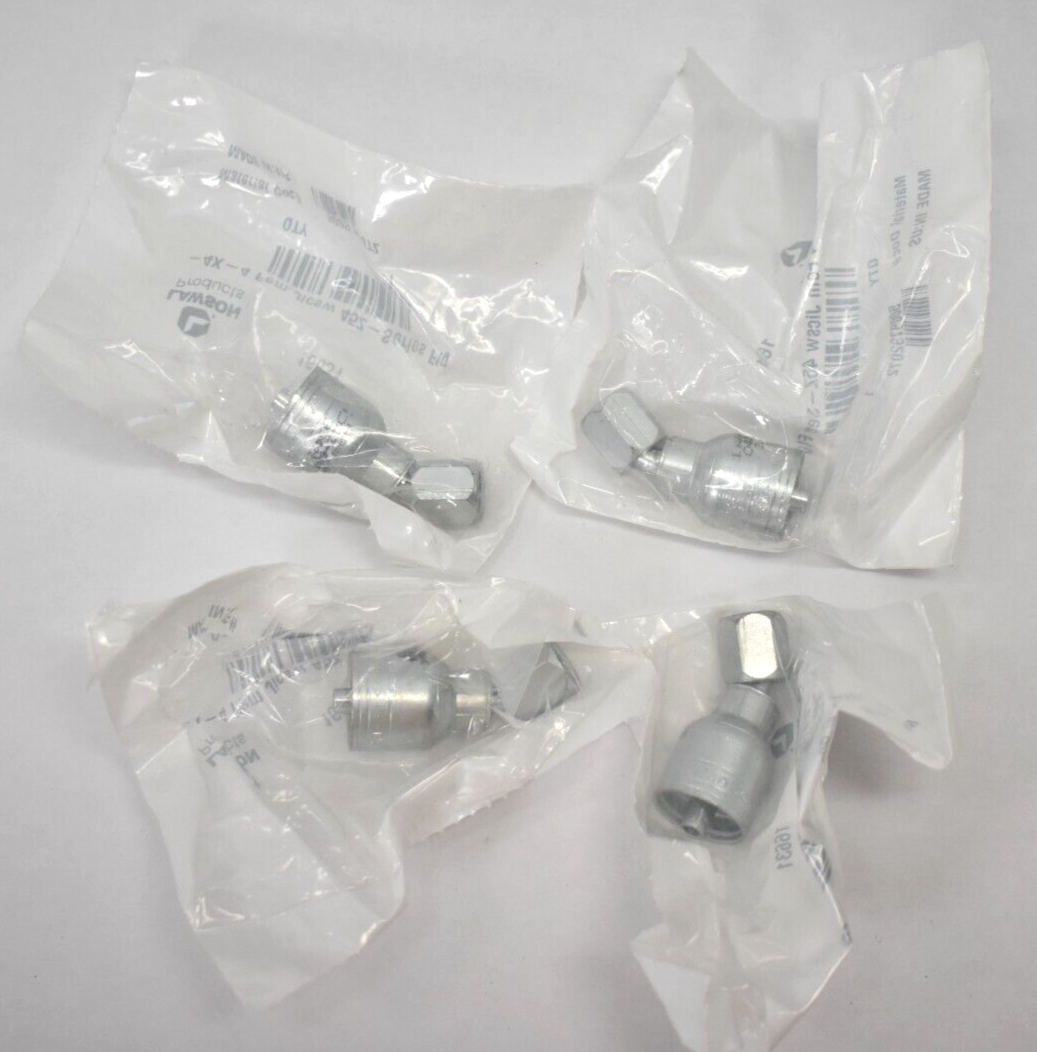 Lot of 4 Lawson Eaton Z Series Crimp On Elbow Flares 45° 1/4" x 7/1620