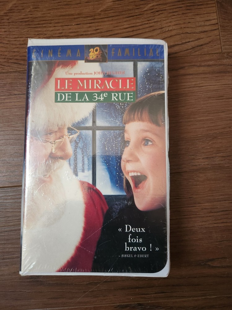Le Miracle De La 34 Rue VHS Tape 20th Century Fox Cinema Family Sealed
