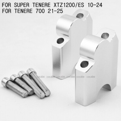 Handlebar Riser Clamp For Tenere 700 Super Tenere XTZ 1200 ES No Drilling