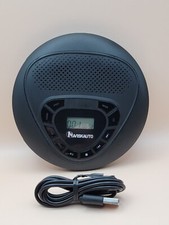 Naviskauto Portable Rechargeable CD Player With Micro SD Card Slot  Speakers