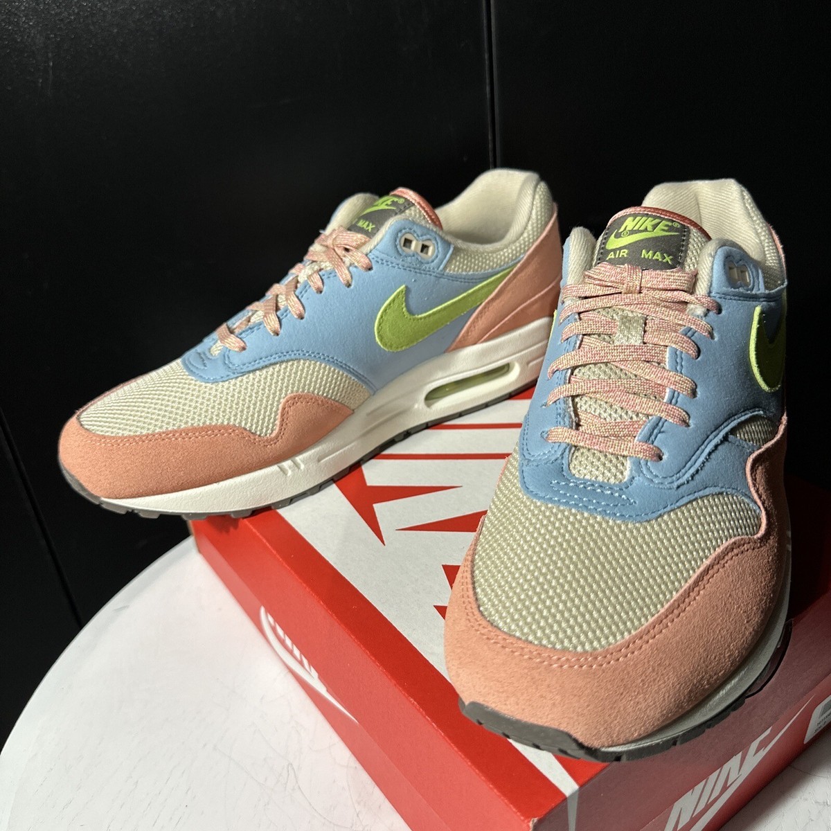 Nike Air Max 1 Light Madder Root/Vivid Green/Rattan DV3196-800