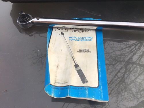 Craftsman 9-44476 Microtork 1/2" Dr. Torque Wrench 20-150 FT LBS Made In USA - Picture 8 of 8