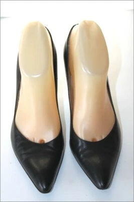 FREE LANCE Escarpins Pointus Tout Cuir Noir T 37.5 BE - Photo 1/4
