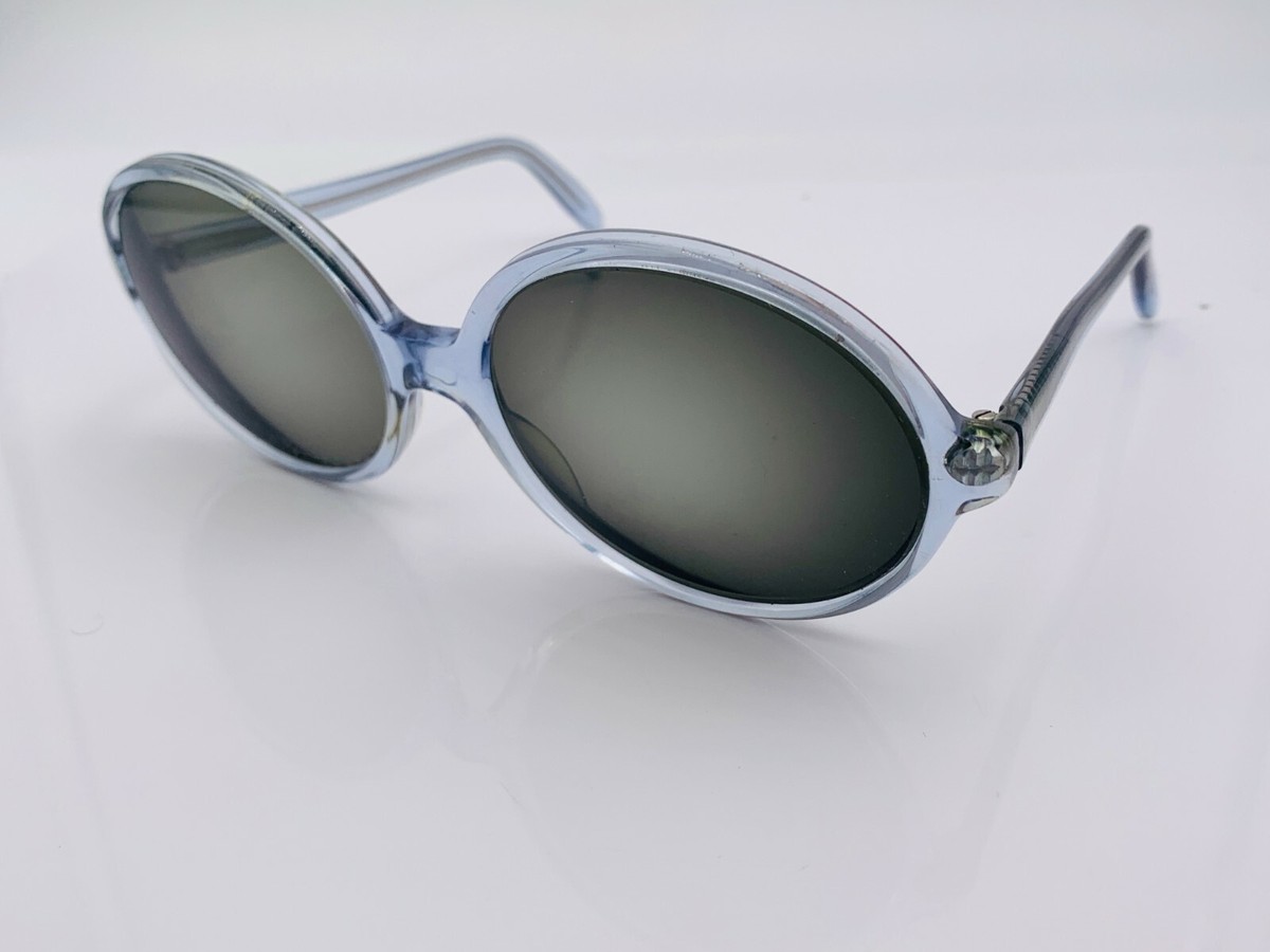 Lunettes Vintage Rodenstock 201 PA Bleu Transparent Ovale – Monture Titane/plastique Unisexe Neuve