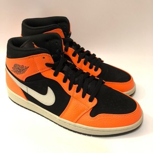 aj1 mid orange black