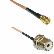 RG316 SMB FEMALE to UHF Female BULKHEAD Coaxial RF Cable USA-US